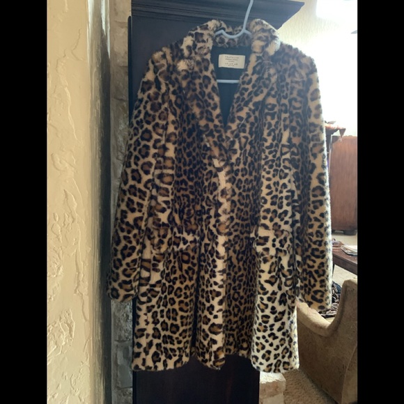 Zara faux leopard jacket - Picture 3 of 3